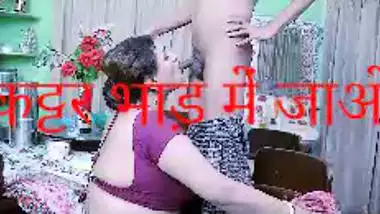 Hindi hawt film of a Telugu pair enjoying a romantic home sex session