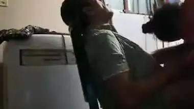 Threesome sex video of a son and father fucking a whore