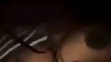 Indian female reveals natural XXX boobs and slowly masturbates