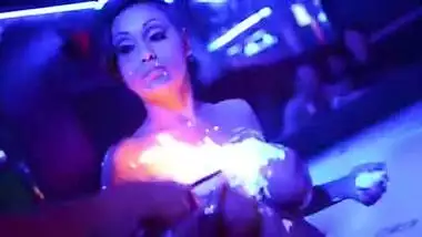 Strip Dance And Priya Rai - Fire Striptease Not Music