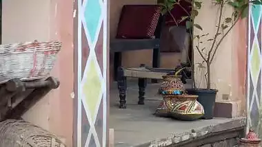 Jija Romance with bathing sali