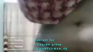 Cute Telugu bhabhi shows big boobs and hot pussy