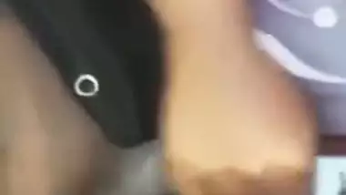 Tamil wife hairy pussy drilling with big dick of husband