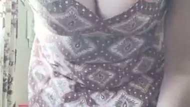 Indian aunty vacuuming